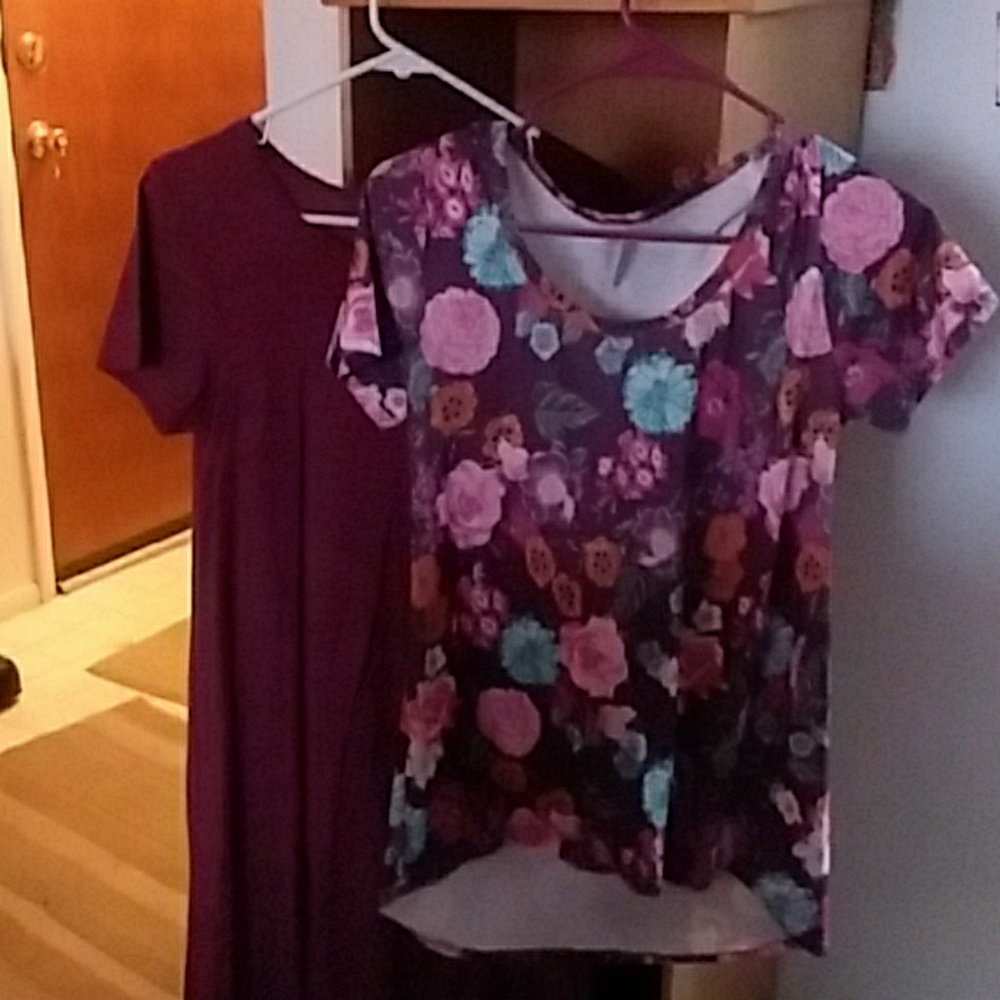 Lularoe Carly and classic t, set.